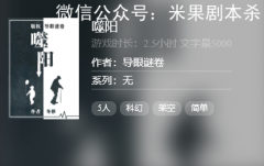 噬陽(yáng)劇本殺復(fù)盤答案（百變系列）案件兇手及故事真相還原解析