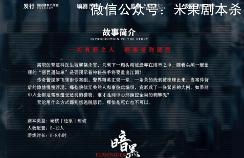 暗黑者懲罰劇本殺復盤