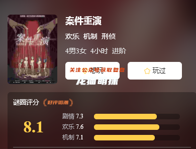 案件重演劇本殺復盤