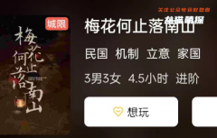 梅花何止落南山劇本殺復盤（城限本）流程線索_故事劇透揭秘答案