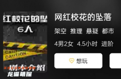 網紅校花的墜落劇本殺復盤測評_角色體驗_玩家線索及推理思路總結揭秘