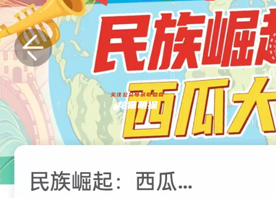 民族崛起西瓜大國(guó)我是謎答案兇手